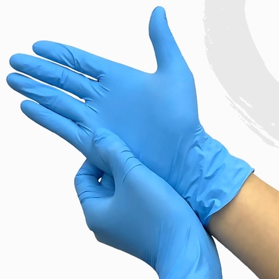 Non Sterile Disposable Nitrile Gloves Household Softy Rubber Multicolor