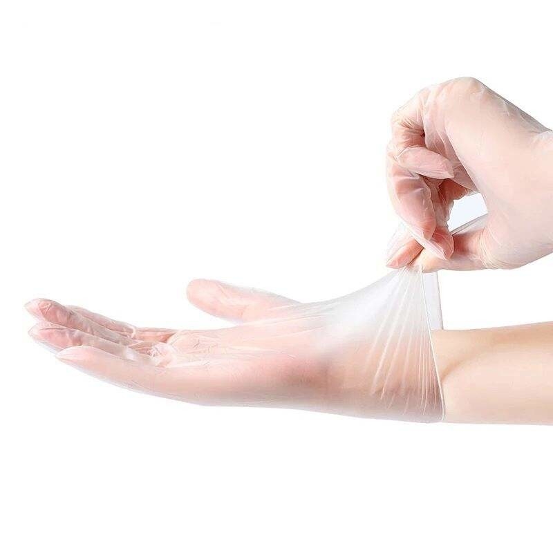 Examination Vinyl Powder Free Gloves Disposable Waterproof Transparent