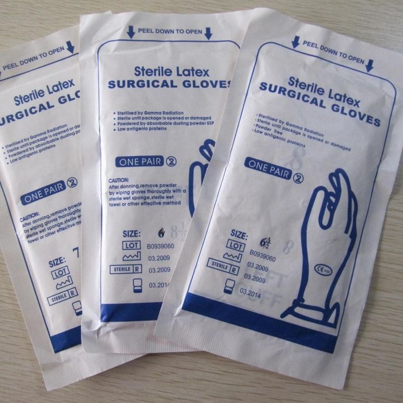 Latex powdered examination gloves /gloves latex from China