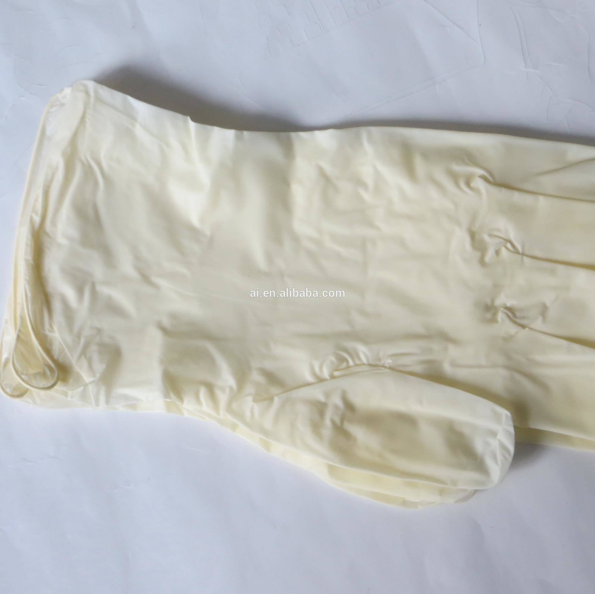 Latex powdered examination gloves /gloves latex from China