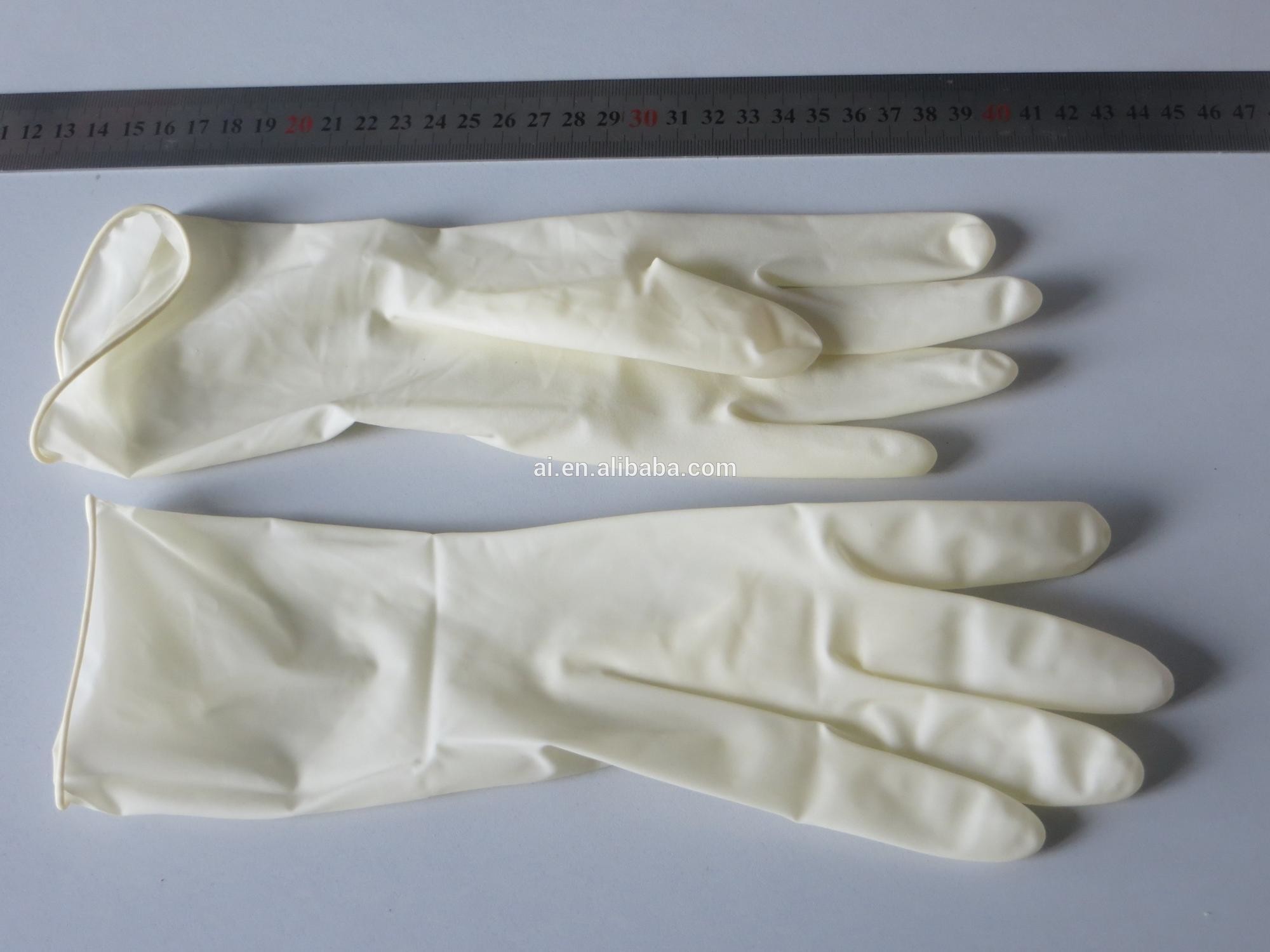 Latex powdered examination gloves /gloves latex from China